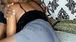 Man, this beautiful african teen 18+ with perfect tits slurps my bbc for a massive facial