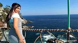 natural saggy tits latina beach suprised with anal sex by old german tourist at first date