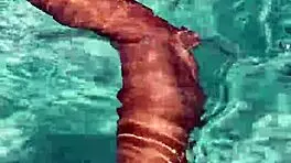 Time to Debate and Show Massive Poolside Toy. Watch Petite 18+ Handle Monster Gear!