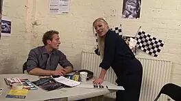 Cindy Behr gets pounded from behind in pink fishnet stockings! 🐾