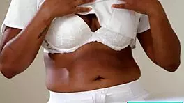 Chanell Heart moans, 'I'm so horny, rubbing my black clit in the shower' with close-ups