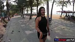 big ass thai teen makes porno with big dick tourist?
