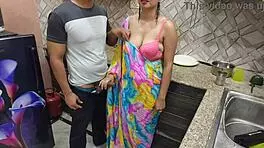Indian Bhabhi Fucked Hard by Devar in Kitchen