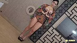 Ed Junior Fucks Japanese Nyotaimori with Monster Cock Anal Without Condom