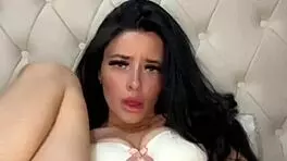 british teen exchange student masturbates solo on webcam with toys