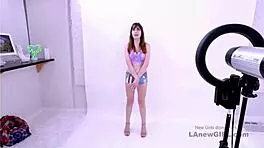 Girl next door model, are you getting fucked at this modeling audition by uncle?