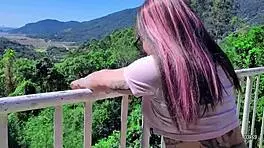 Girl Skips School Trip to Suck Teacher in Forest