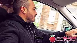 pov pickups, hey lullu gun, wanna bang hard in this car with a stranger?