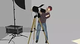 Chinese Model in Lingerie Seduces Photographer for Payment