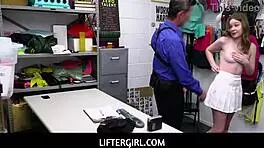 Adrianna Jade Gets Caught Shoplifting and Fucked by the Guard.