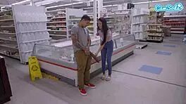 amateur teen sucks big black cock and gets fucked in public