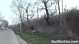 cute teen 18+ sucking dick and getting boned at the party in doggystyle.