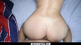 Step Sister Shares Bedroom With Pervert Stepbrother!