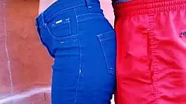 hot maid takes anal outdoors in backyard near espediento