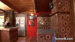 Tiny amateur feels deep pleasure getting fucked after wet blowjob