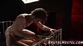 hair teen pussy masturbating while tall girl dominates first time. bound in bondage.