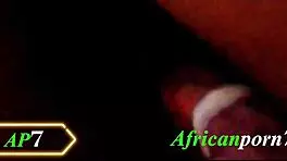 Ebony babe gets fucked hard in doggystyle by big cock