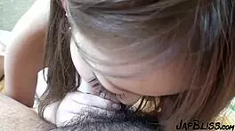 curious 18yo japanese girl with big tits explores her first naughty scene