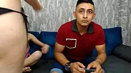 Stepmother can’t stop watching stepdaughter screw her son-in-law