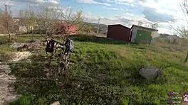 Risky Pov Blowjob Behind The Garages!