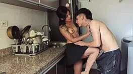 stepsister chores turn to dick sucking