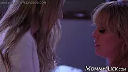 Want to see this milf fucked by two young babes in a lesbian threesome?