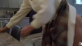 quick blowjob and cum in mouth before workout with squirting