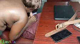 Hey, watch this latina virgin get her pussy licked by stepmother.