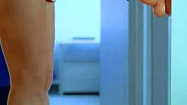 College Girls With A Sexy Dress And Sneakers Dildo Play