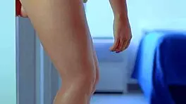 College Girls With A Sexy Dress And Sneakers Dildo Play