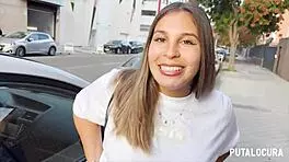 Putalocura - teen 18+ espa�ola de enorme culo zivanka es pillada en la calle por torbe