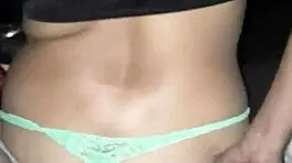 After the party, my daughter-in-law pays the bet with wet action