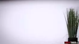 Creepy voyeur spies on young 18+ interracial couple banging raw!