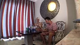 Bf vs gf in a drink and pee challenge ending with a surprise