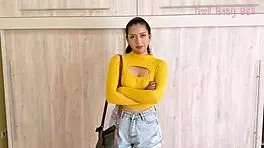 shy latina teen moves out for first solo adventure