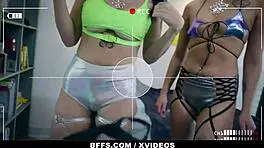 teen bffs swap cum in festival orgy