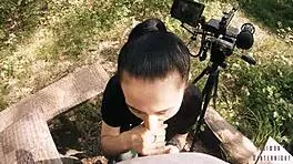 POV BTS Pro Blowjob in the Middle of Nowhere, Damn Hot!
