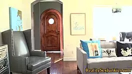 Doggystyle pornstar bent over for big cock hardcore fucking and cumshot.