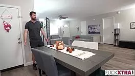 mischievous tiny blonde caught stepbro in the act