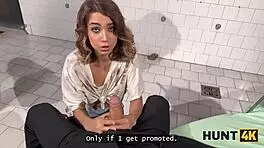 tag teaming ebony suspect in the back office