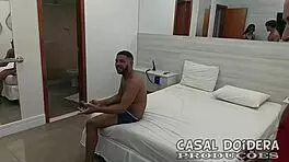 backstage recording of shy teen ju medina with friends in rio motel