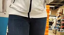 Teen Ass In Tight Jeans Hidden Cam