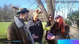 mia trejsi and katy rose in wild easter foursome dv! 🐰