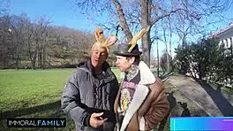 mia trejsi and katy rose in wild easter foursome dv! 🐰