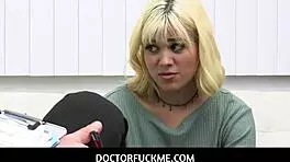 Shy teen hottie Lilith Grace receives special help for her naughty personality in threesome at hospital