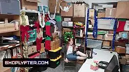 Suspected redhead krystal orchid undergoes a strip search by police.