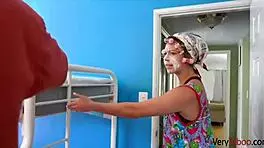 stepdaddy tricks blonde teen into riding him 😏