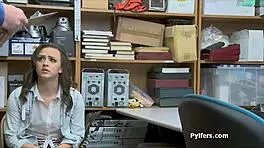 guard catches teen thief with anal