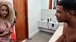 Renatinha gets ass licked behind scenes!