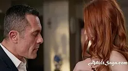 Petite euro ginger says her butthole is tasty for fucking